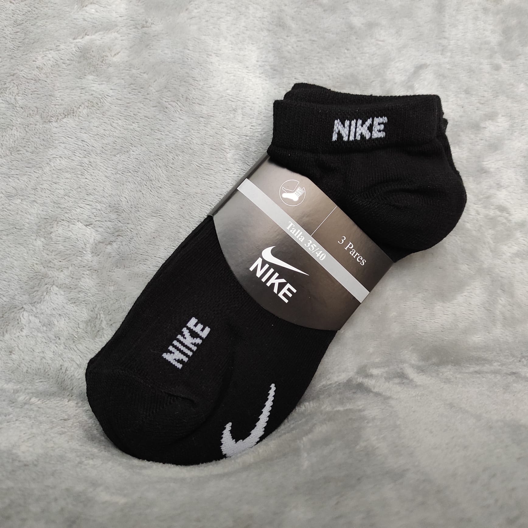 Pack 3 Calcetines Nike negro