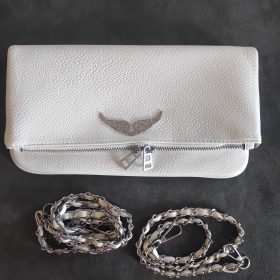 Pochette Rock Zadig & Voltaire - blanco