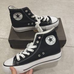 Converse All Star Chuck Taylor Bota Negro - en lona
