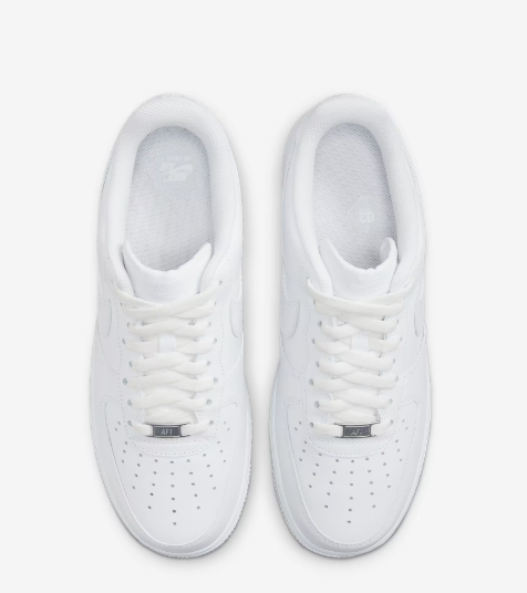 Original Nike Air Force  1 07 - blanco entero - Unisexo