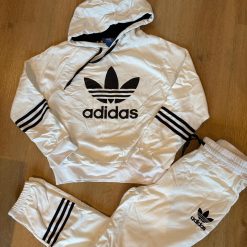 Chandál Adidas Blanco Cardado Chandál Adidas Blanco Cardado
