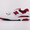 New Balance 550 blanco con rojo