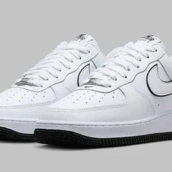 Nike Air Force Blanco con negro- bota