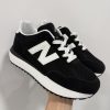New Balance 550 blanco con rojo