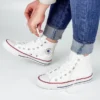 Zapatillas Converse Chuck Taylor All Star Hi, blancas, unisex