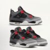 Nike Air Jordan 4 Retro Negro con rojo