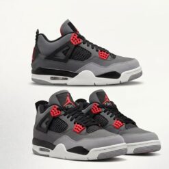 Nike Air Jordan 4 Retro Negro con rojo