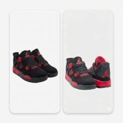 Nike Air Jordan 4 Retro Negro con rojo